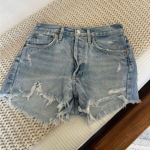 Agolde Parker Vintage Cut Off Short in Swapmeet